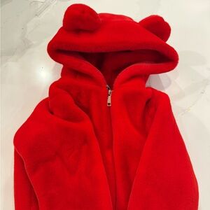 Apparis Kids Red Puffer Jacket